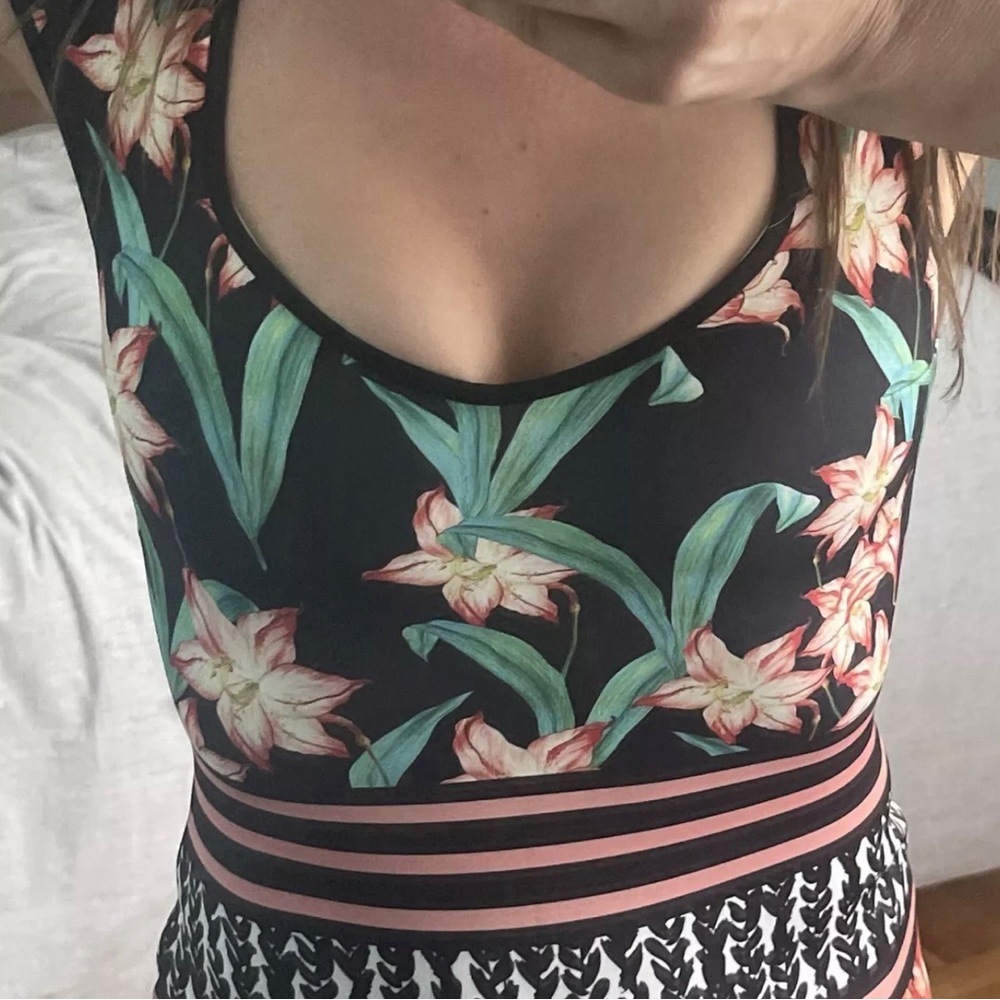 Clover Canyon Dress Beautiful Floral Colors XS